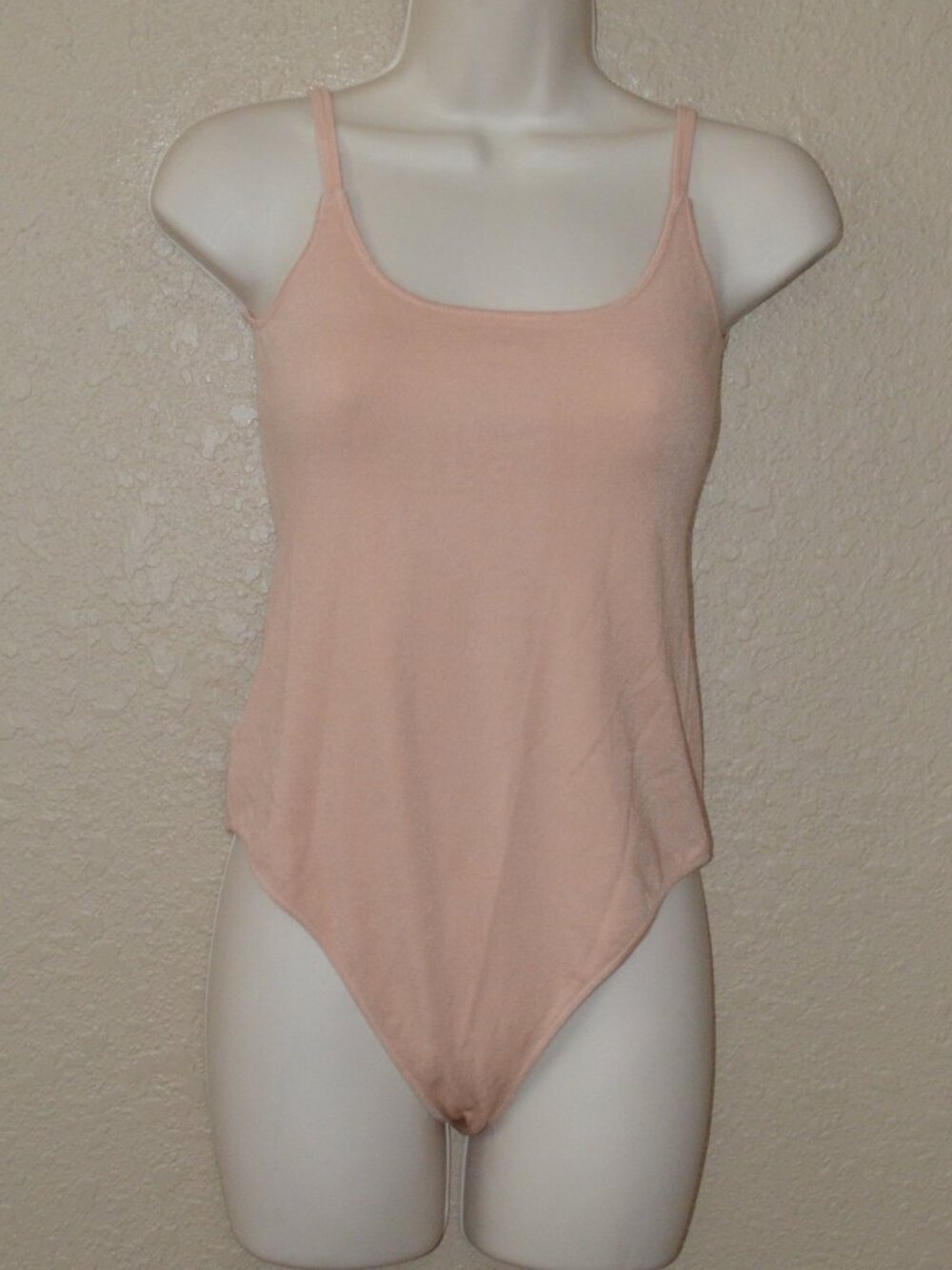 $390 Sz S 6 Dion Lee Sand Pull On Pink Bodysuit